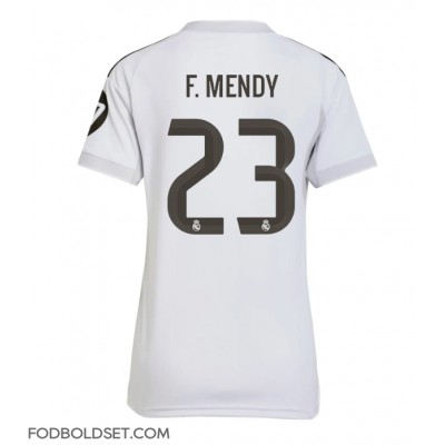 Real Madrid Ferland Mendy #23 Hjemmebanetrøje Dame 2025-26 Kortærmet Real Madrid Ferland Mendy #23 Hjemmebanetrøje Dame 2025-26 Kortærmet